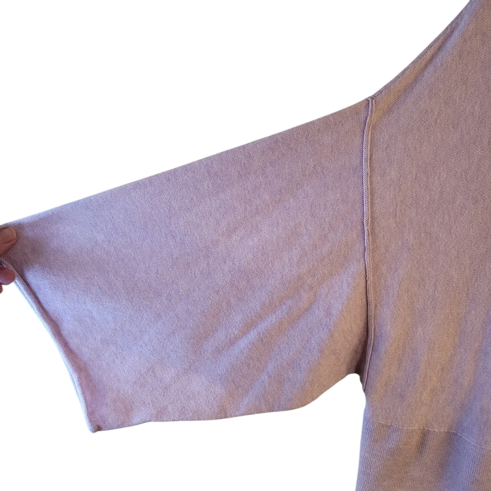 J. Jill lavender oversized boxy kimono sleeve sweater with cashmere  S.     D67 - Picture 3 of 6